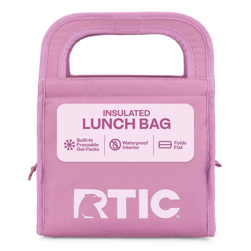 slide 1 of 8, RTIC Outdoors Ice Lunch Bag - Rosewood, 1 ct