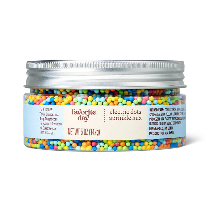 slide 1 of 3, Electric Dot Sprinkles - 5oz - Favorite Day™, 5 oz