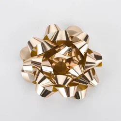 Bows And Sparkles 6" Large Gift Bow Rose Gold