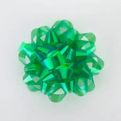 Bows And Sparkles 6" Large Gift Bow Green