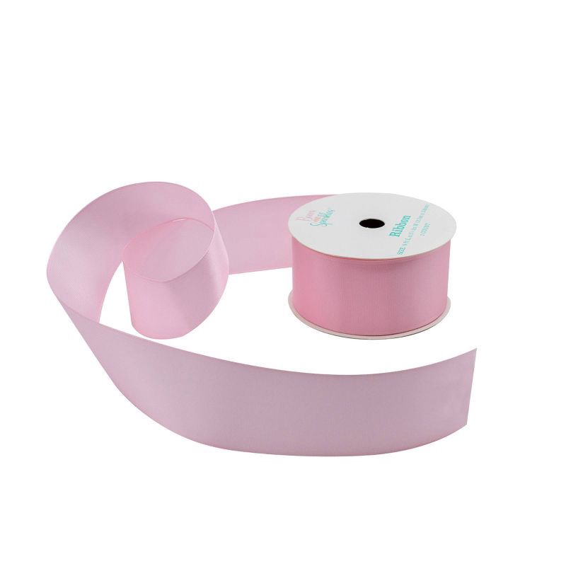 slide 2 of 3, Bows And Sparkles 1.5"x9' Satin Gift Ribbon Light Pink, 1 ct