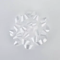 Bows And Sparkles 6" Large Gift Bow White