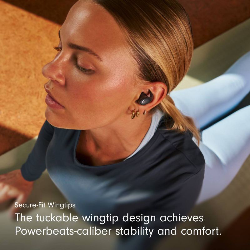 slide 5 of 10, Beats Powerbeats Fit Wireless Earbuds - Jet Black, 1 ct