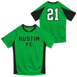MLS Austin FC Boys' Poly Jersey - XL