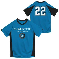 MLS Charlotte FC Boys' Poly Jersey - M
