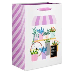 American Greetings Large Mother's Day Gift Bag, Plants 13"x10" Designed by Spaghetti and Meatballs