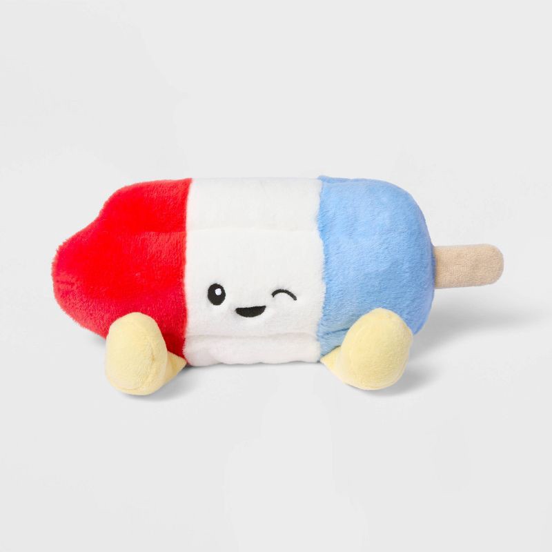 slide 1 of 2, 9'' Red White & Blue Popsicle Plush - Gigglescape™, 1 ct