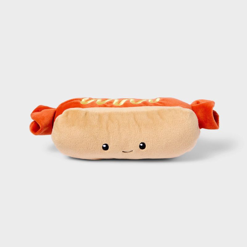 slide 1 of 2, 9'' Hot Dog Plush - Gigglescape™, 1 ct