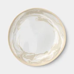 10.38" Swirl Marble Dinner Plate Khaki - Threshold™