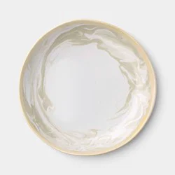 8.375" Swirl Marble Salad Plate Khaki - Threshold™