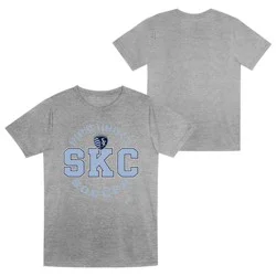 MLS Sporting Kansas City Boys' Short Sleeve Gray Poly T-Shirt - L