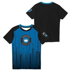 MLS Charlotte FC Boys' Sublimated Poly Jersey - M