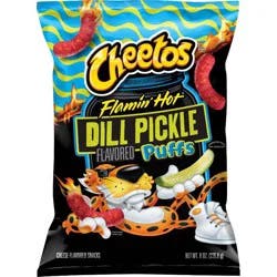 Cheetos Dill Pickle Puffs - 8oz