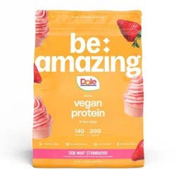Be Amazing Dole Whip Vegan Protein Powder - Strawberry - 18.94oz
