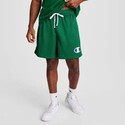 Champion Men's 7" Mesh Shorts - Verdant Green XS