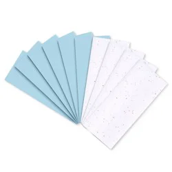 American Greetings 10ct 20"x20" Sparkle Tissue Paper for Graduation Light Blue/White
