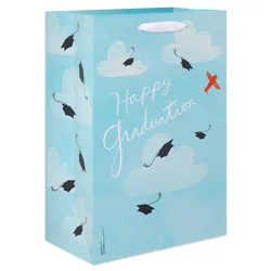 American Greetings Medium Graduation Gift Bag, Happy Graduation 10"x7" Designed by Kathy Davis