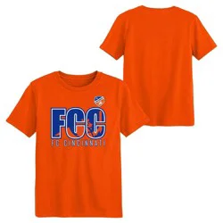 MLS FC Cincinnati Boys' Pullover Short Sleeve Core T-Shirt - L