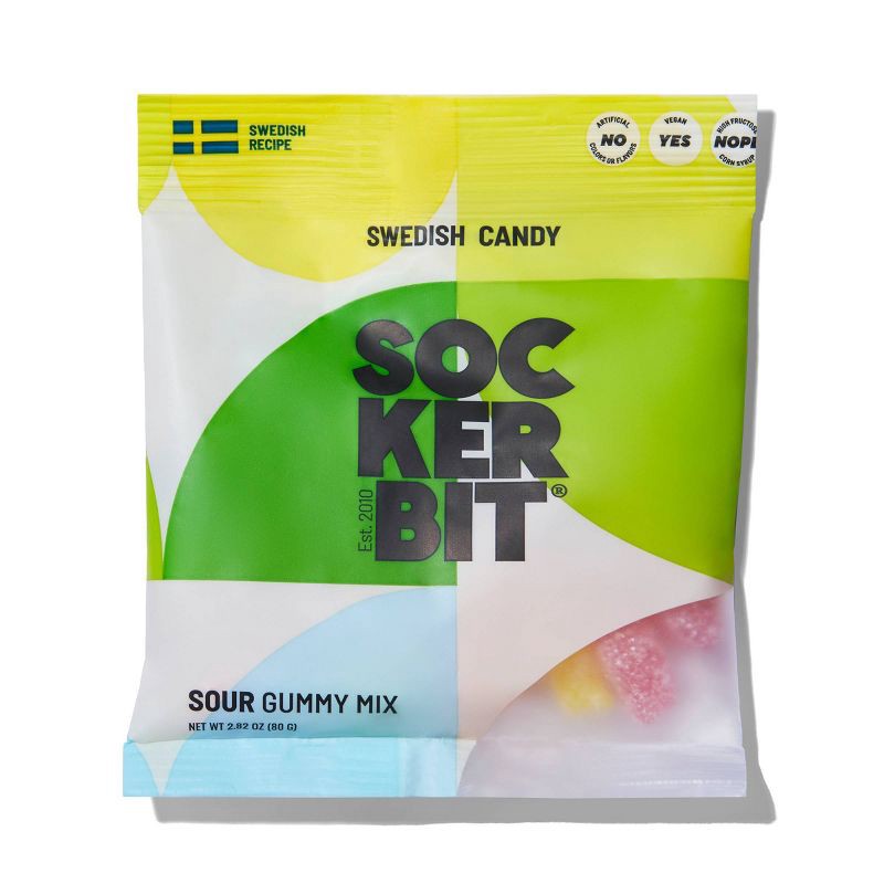 slide 1 of 5, Sockerbit Sour Mix Candies - 2.82oz, 2.82 oz