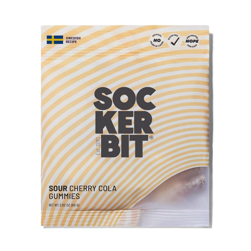 slide 1 of 4, Sockerbit Sour Cola & Cherry Bottles Candies - 2.82oz, 2.82 oz