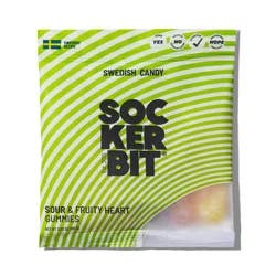 Sockerbit Swedish Candy Sour & Fruity Heart Gummy - 2.82oz