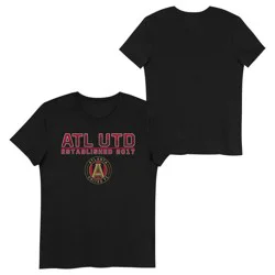 MLS Atlanta United FC Girls' Short Sleeve Crew Neck Basic T-Shirt - XL