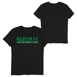 MLS Austin FC Girls' Short Sleeve Crew Neck Basic T-Shirt - S