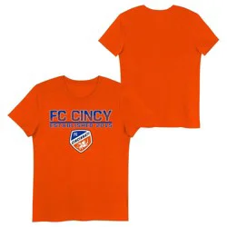 MLS FC Cincinnati Girls' Short Sleeve Crew Neck Basic T-Shirt - L