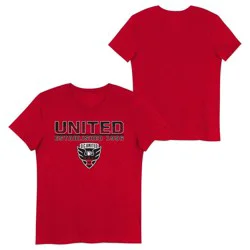 MLS D.C. United Girls' Short Sleeve Crew Neck Basic T-Shirt - XS