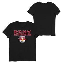MLS New York Red Bulls Girls' Short Sleeve Crew Neck Basic T-Shirt - M