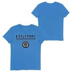 MLS Philadelphia Union Girls' Short Sleeve Crew Neck Basic T-Shirt - L