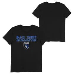 MLS San Jose Earthquakes Girls' Short Sleeve Crew Neck Basic T-Shirt - XS