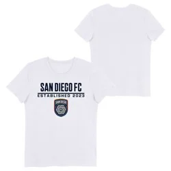 MLS San Diego FC Girls' Short Sleeve Crew Neck Basic T-Shirt - S