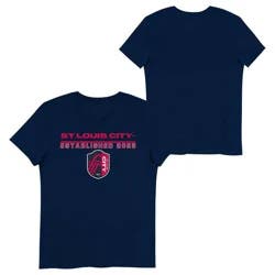MLS St. Louis City SC Girls' Short Sleeve Crew Neck Basic T-Shirt - S