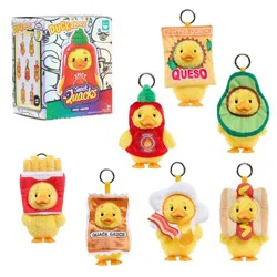 Happy Haul Duckalooz Snack Quack Plush Duck Clip-On Blind Box 5” Collectible Stuffed Toy with Removable Costume Short-Run Drop Ages 8+