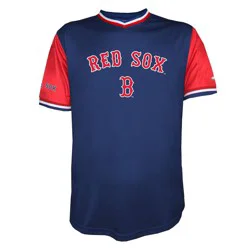 MLB Boston Red Sox Men's TC Sublimated V-Neck Jersey - L