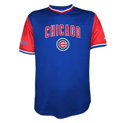 MLB Chicago Cubs Men's TC Sublimated V-Neck Jersey - XL