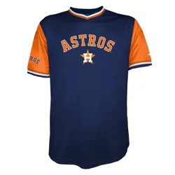 MLB Houston Astros Men's TC Sublimated V-Neck Jersey - L
