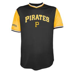 MLB Pittsburgh Pirates Men's TC Sublimated V-Neck Jersey - XL