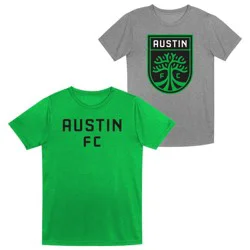 MLS Austin FC Toddler Boys' 2pk Poly T-Shirt - 4T
