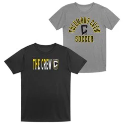 MLS Columbus Crew Toddler Boys' 2pk Poly T-Shirt - 2T