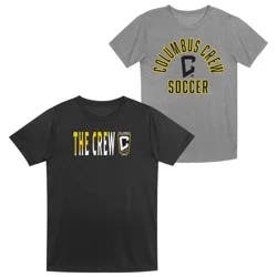 MLS Columbus Crew Toddler Boys' 2pk Poly T-Shirt - 3T