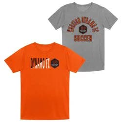 MLS Houston Dynamo Toddler Boys' 2pk Poly T-Shirt - 3T