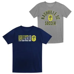 MLS Nashville SC Toddler Boys' 2pk Poly T-Shirt - 2T