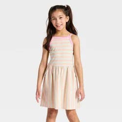 Girls' Striped Skater Dress - Cat & Jack™ XL