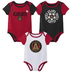 MLS Atlanta United FC Infant Boys' 3pk Bodysuit - 12M