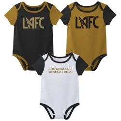 MLS Los Angeles FC Infant Boys' 3pk Bodysuit - 18M