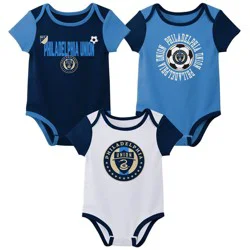 MLS Philadelphia Union Infant Boys' 3pk Bodysuit - 18M