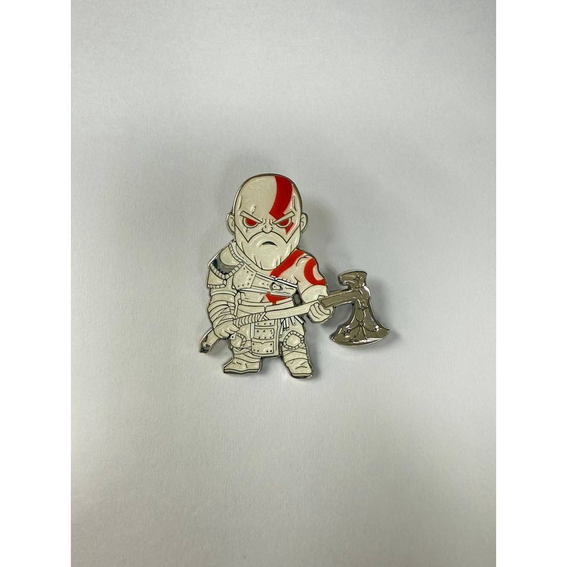 slide 2 of 2, Traly God Of War SD Kratos Pin, 1 ct