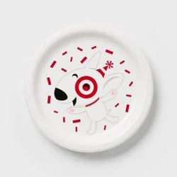 20ct Target Bullseye Birthday Party Snack Paper Plates - Spritz™